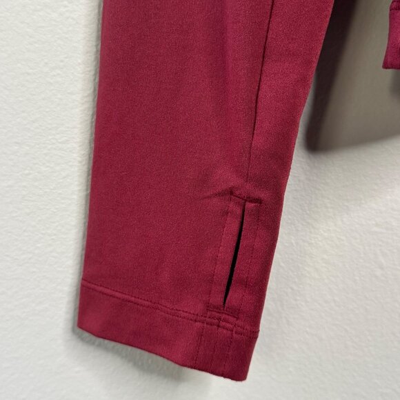ALO YOGA Alosoft Hooded Runner Top Womens M Medium Cranberry Long Sleeve Hoodie - Picture 6 of 13